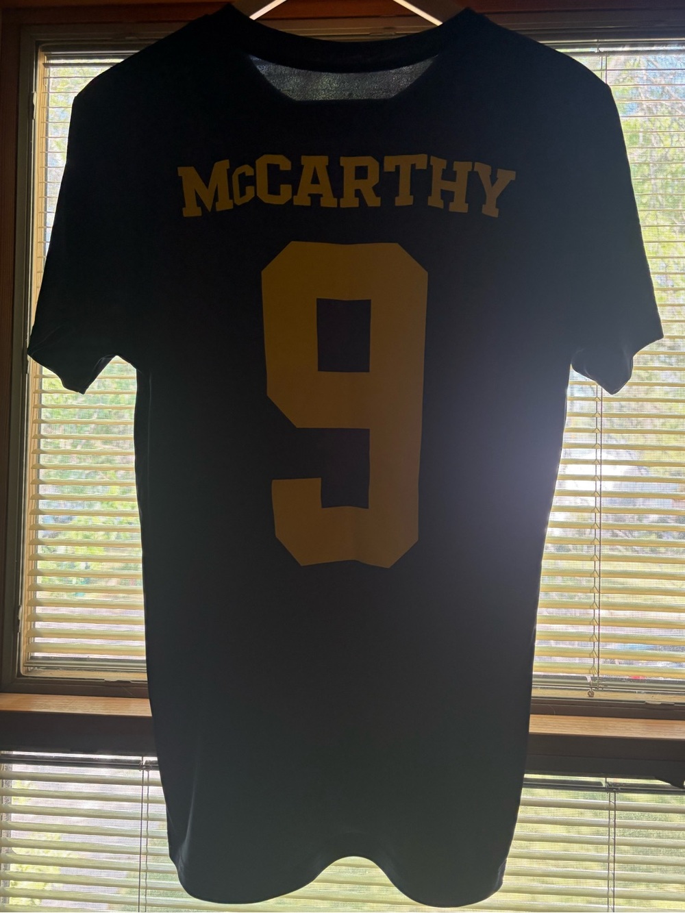 JJ McCarthy #9 Michigan Wolverines Valiant NIL T-Shirt Jersey